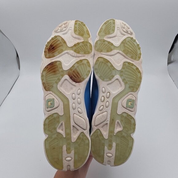 FootJoy Women's Golf Shoes Blue Mesh Lace-Up — Size 8.5 M - Picture 9 of 14